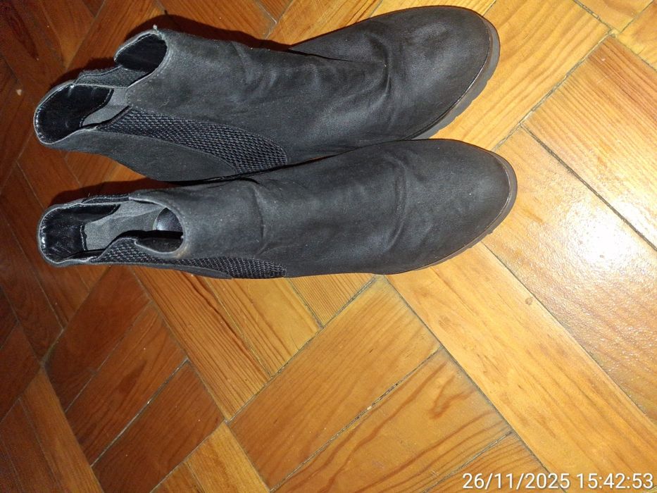 Botas salto pretas