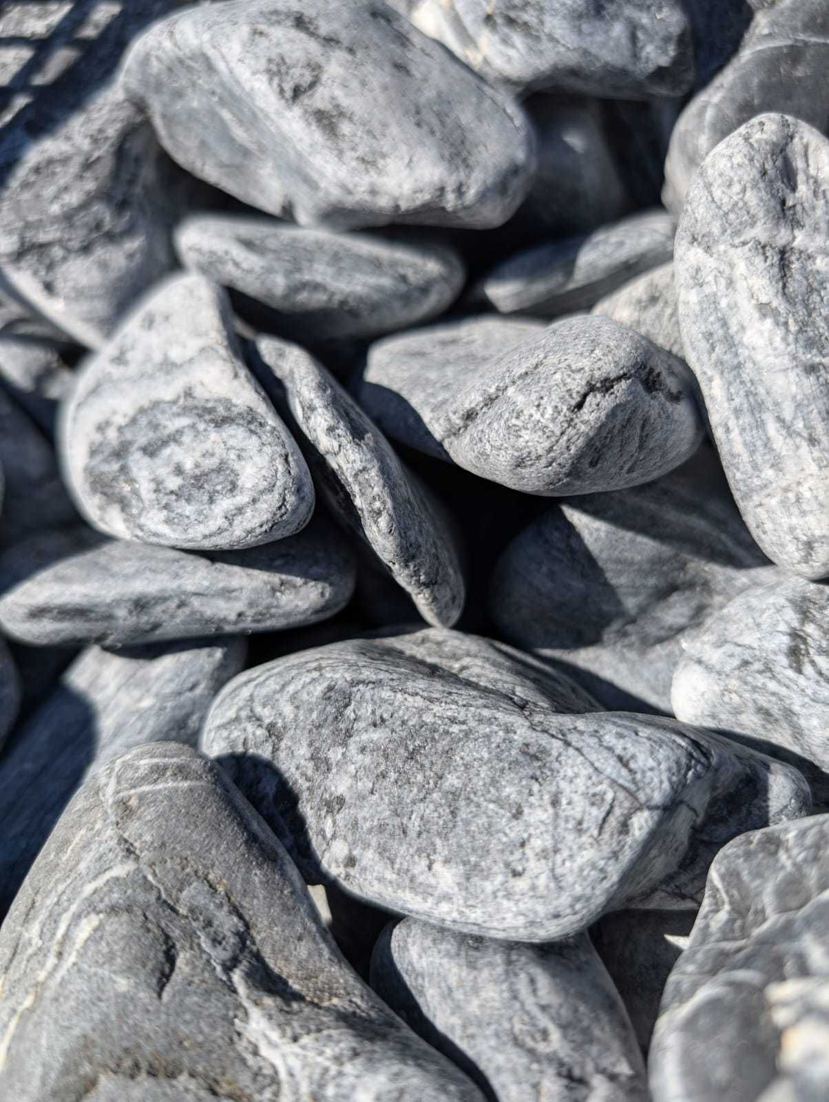 Otoczak szary, silver -  naturalny kamień dekoracyjny