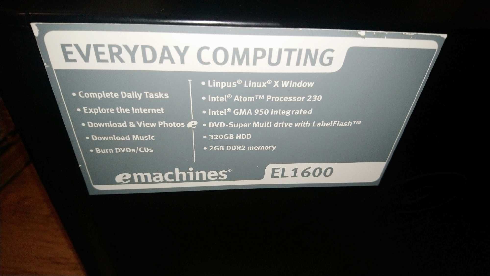 Компьютер Emachines