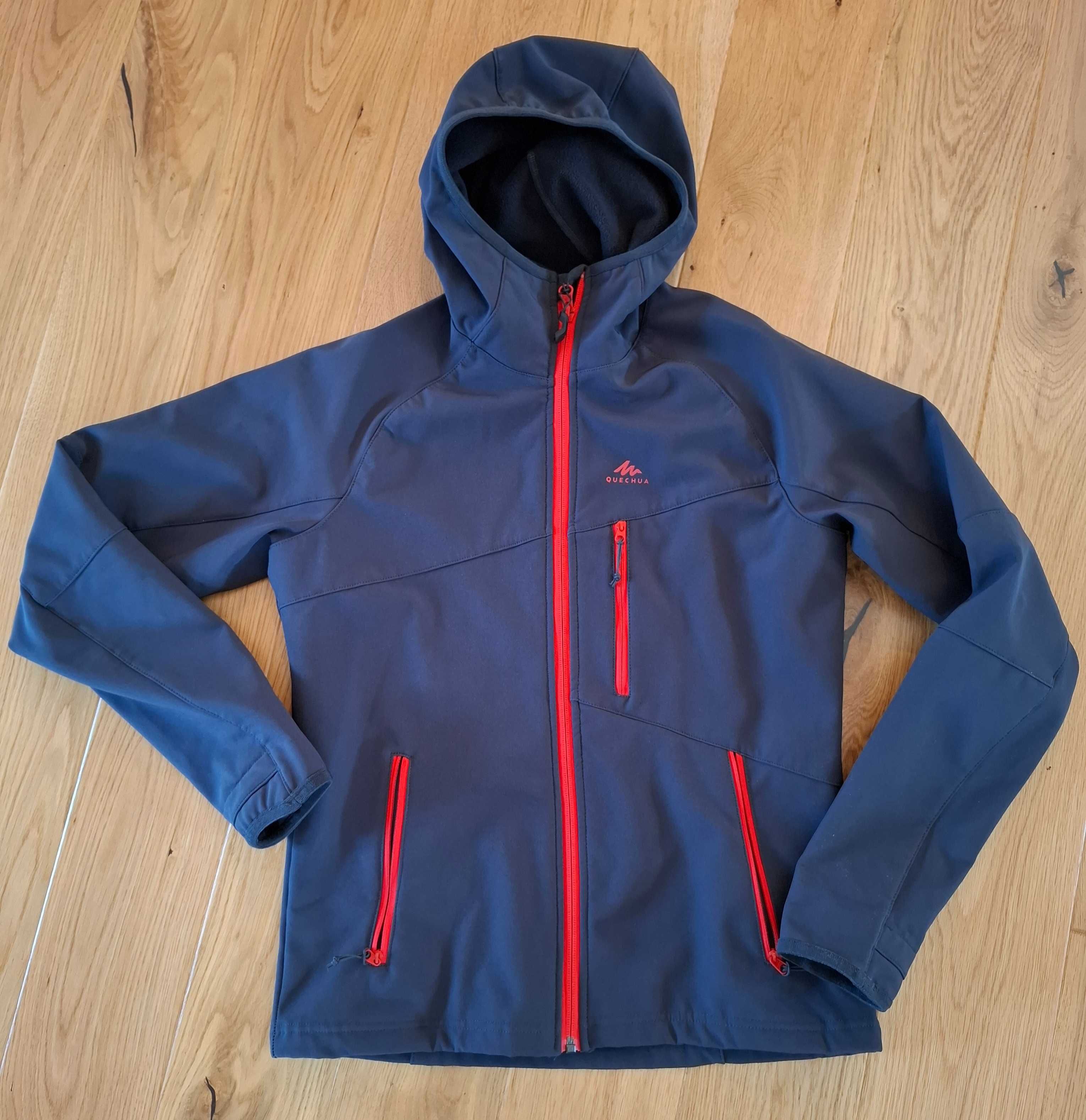 Kurtka chłopięca typu softshell, quechua, 12-13 lat, rozmiar 151-160