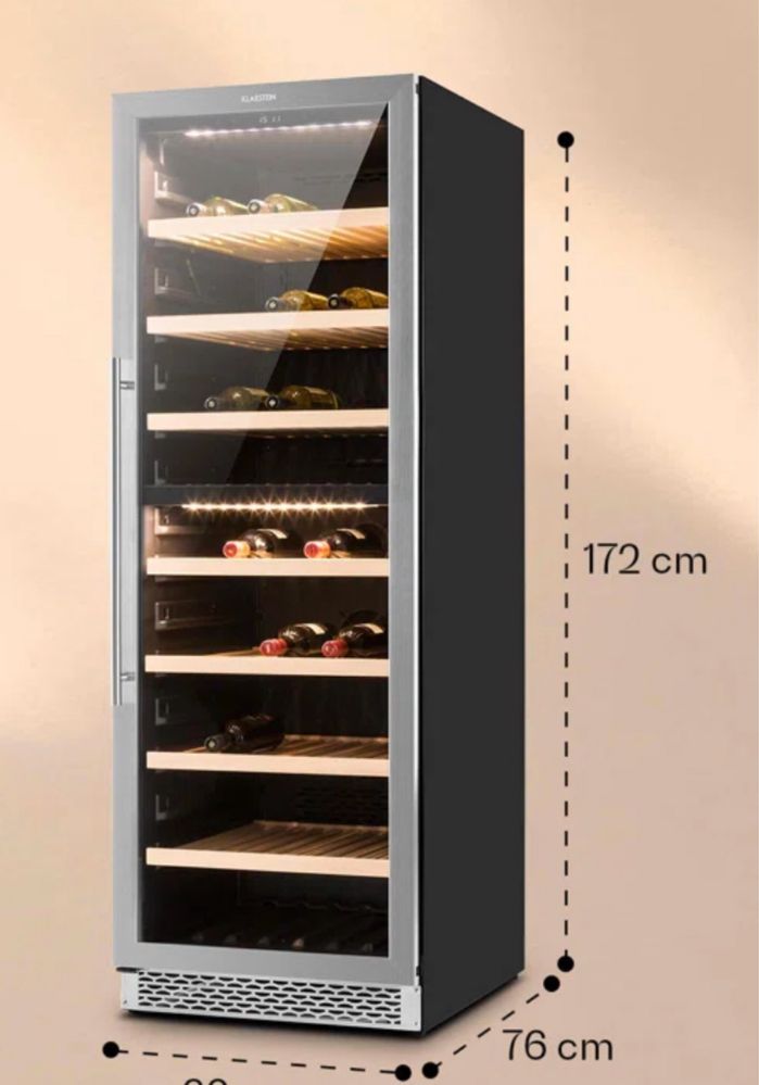 Винний холодильник Klarstein Gran Reserva 379L  167 бут