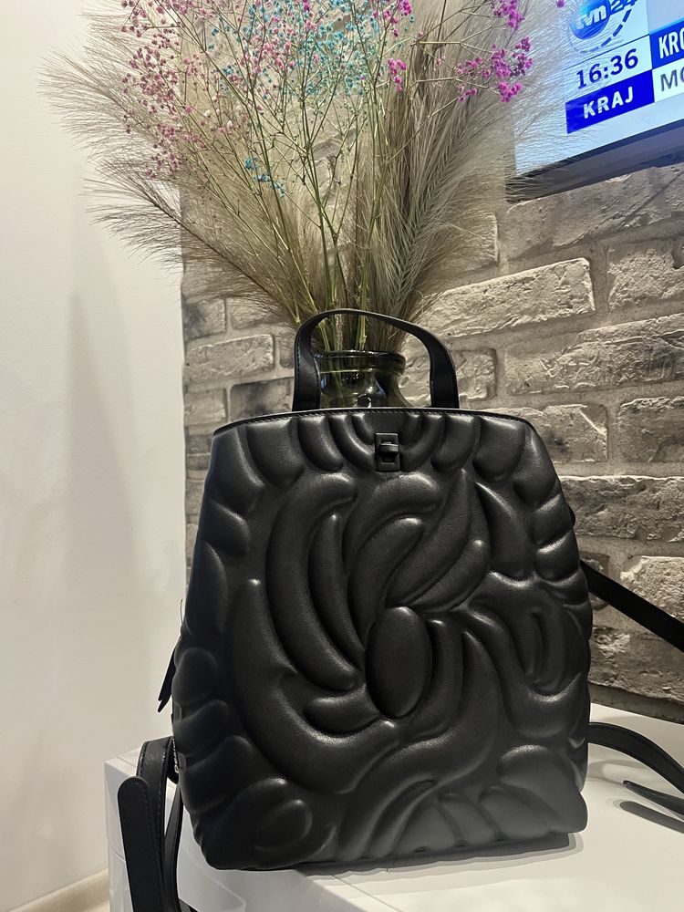Plecak czarny Desigual nowy komplet metek