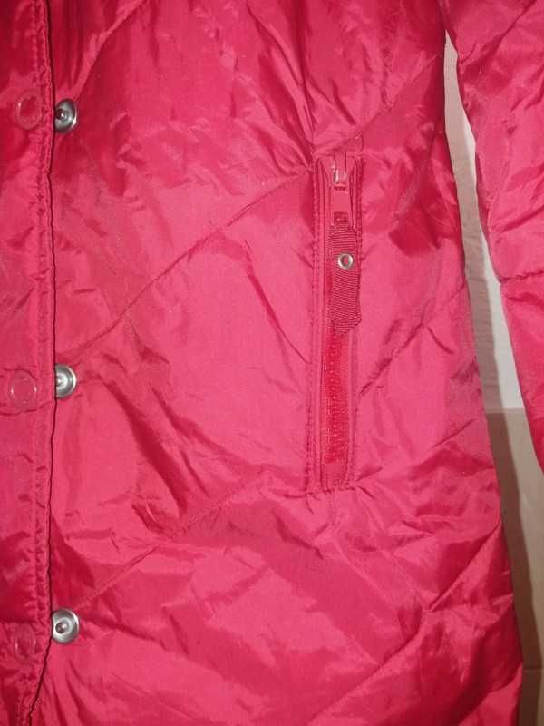 Płaszczyk zimowy czerwony S/176cm (313) ONLY