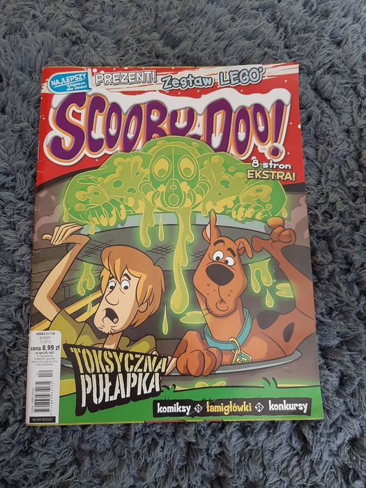 Magazyn Gazetka Komiks Scooby Doo Krzyżówka Plakat 40s 11/13 Unikat !!