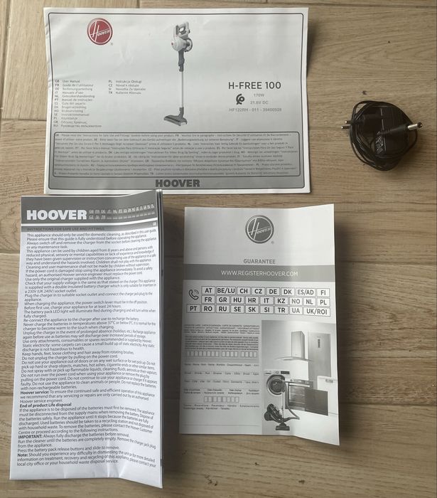 Aspirador Hoover H-Free 100 (filtro gasto/muito usado)
