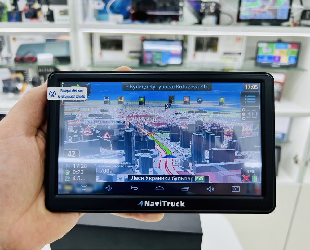 NaviTruck 790i навигатор GPS android для грузового транспорта