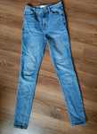 Jeansy skinny z wysokim stanem
