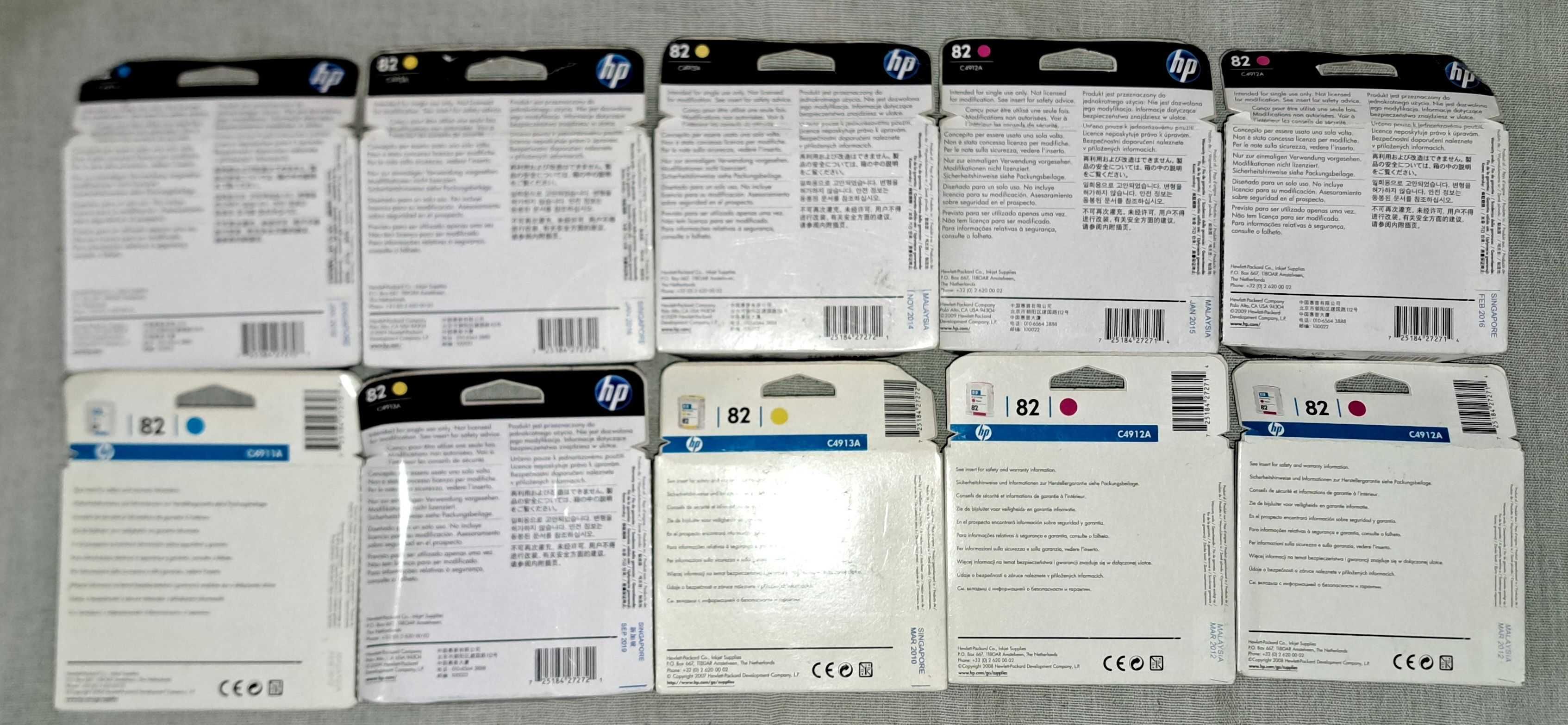 Оригинальные Картриджи HP 82, HP 88 C4911A, C4912A, C4913A, CH565A