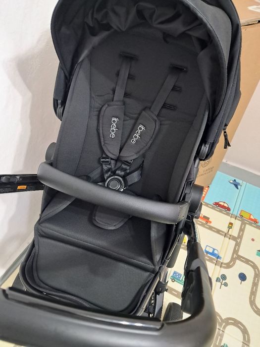 Коляска 2 в 1 Ibebe, з автоматичним тормозом