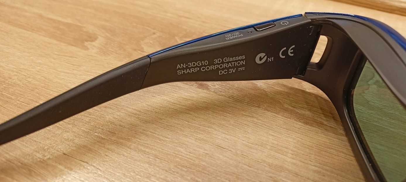 Okulary 3D SHARP AN3DG10A niebieski