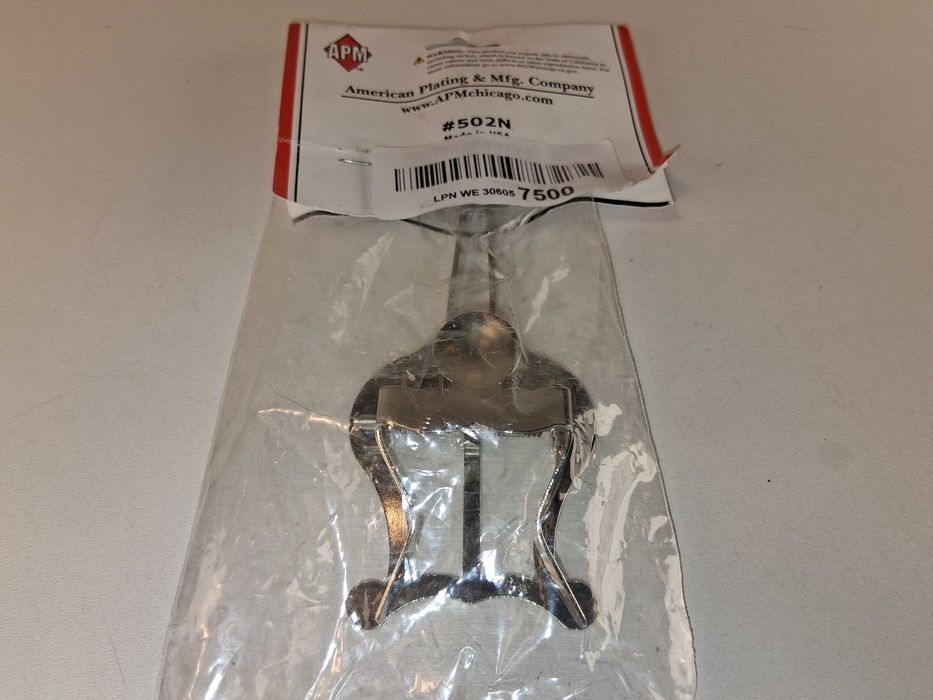 C077 Lira Nutowa APM Do Trąbki #502N Niklowana Clamp-On USA