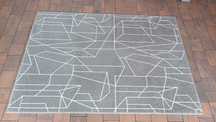 Szary dywan 120x170 cm