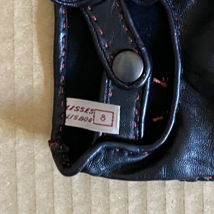 Luvas de condução unissexo (tam. 8) estilo “cabby” da LUVARIA ULISSES