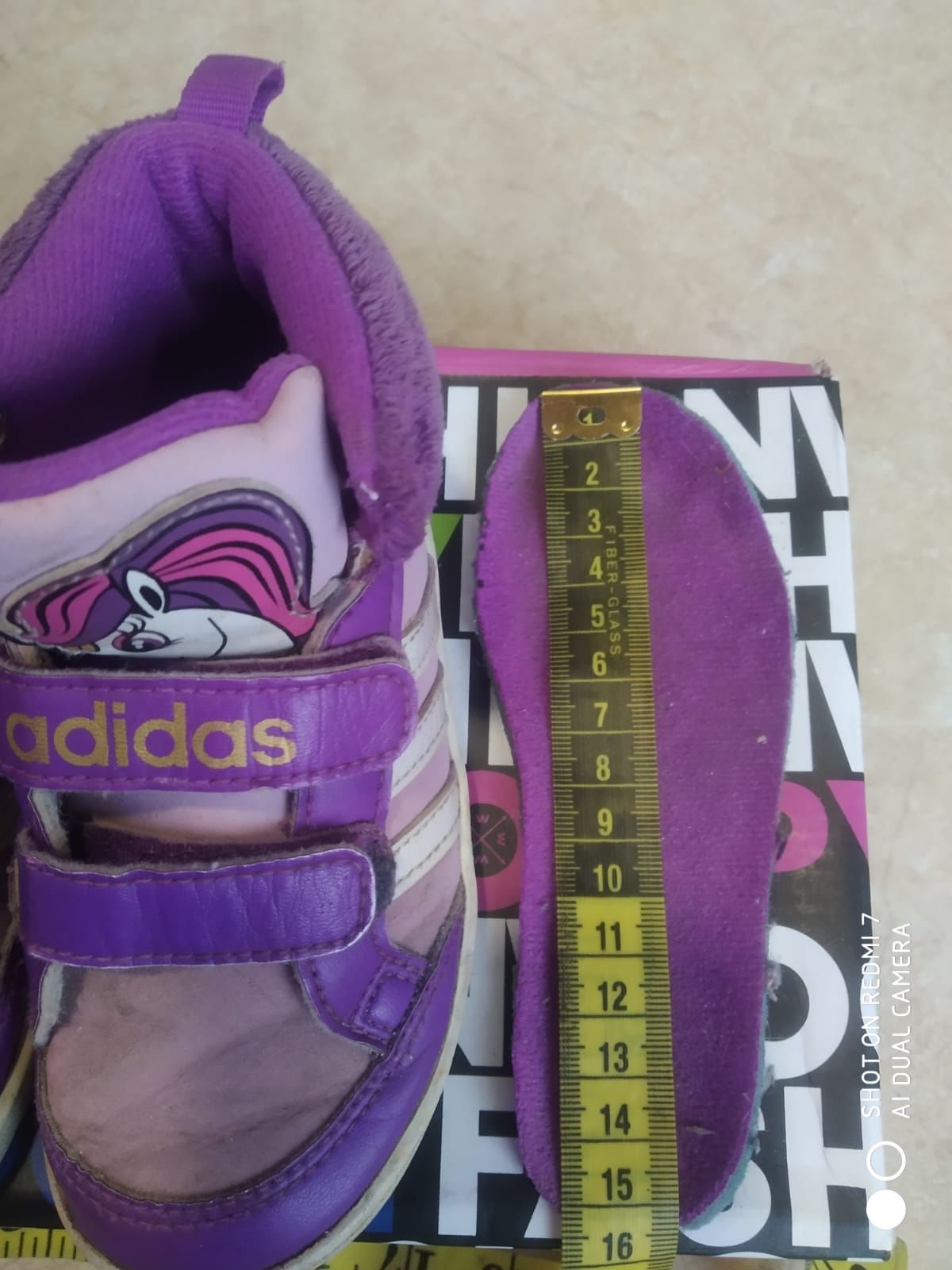 Ботинки демисезонные хайтопы для девочки Adidas