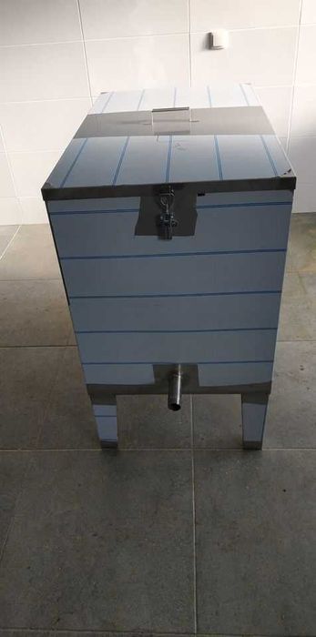 Caldeira Derreter Cera 100% INOX - GRANDE CAPACIDADE