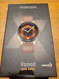 Smartwatch Maxcom FW48 Gold satin ,  nowy , lcd amoled