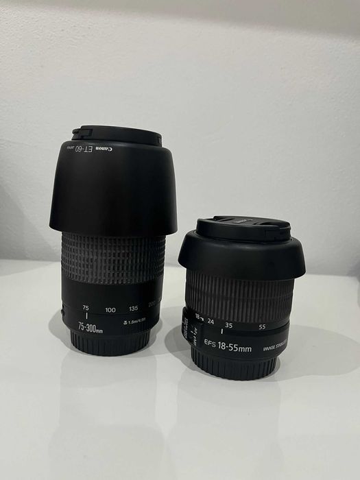 Kit Máquina Fotográfica CANON EOS 2000D + 18-55 IS STM + 75-300 DC STM