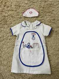 Игоровое платье доктора медсестры на5-6лет