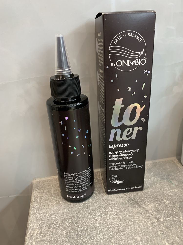 Toner only bio espresso ciemno brązowy odcień 100ml