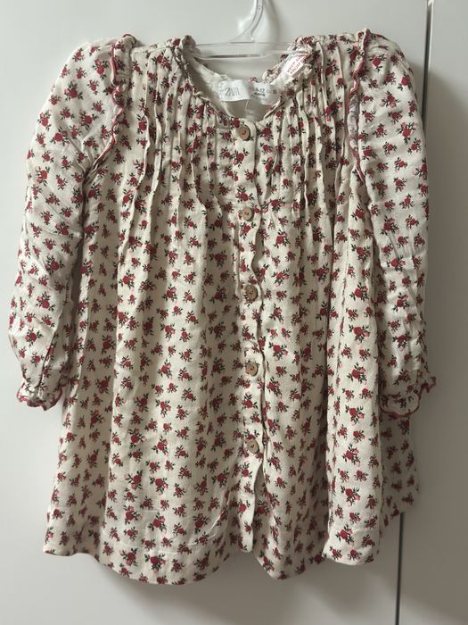 Дитяча сукня у квіти Zara 80 (9-12міс)