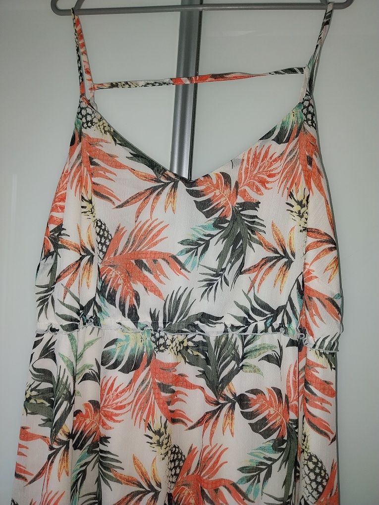 Maxi sukienka C&A roślinny print