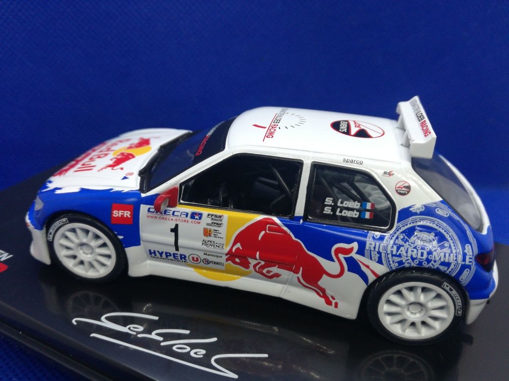 N.110 Miniatura 1/43 Peugeot 306 Maxi Sebastian Loeb 2017