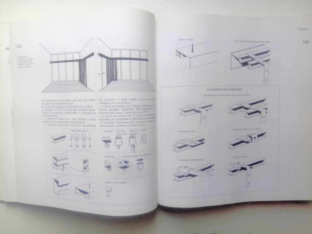 Livro Decoração de interiores.