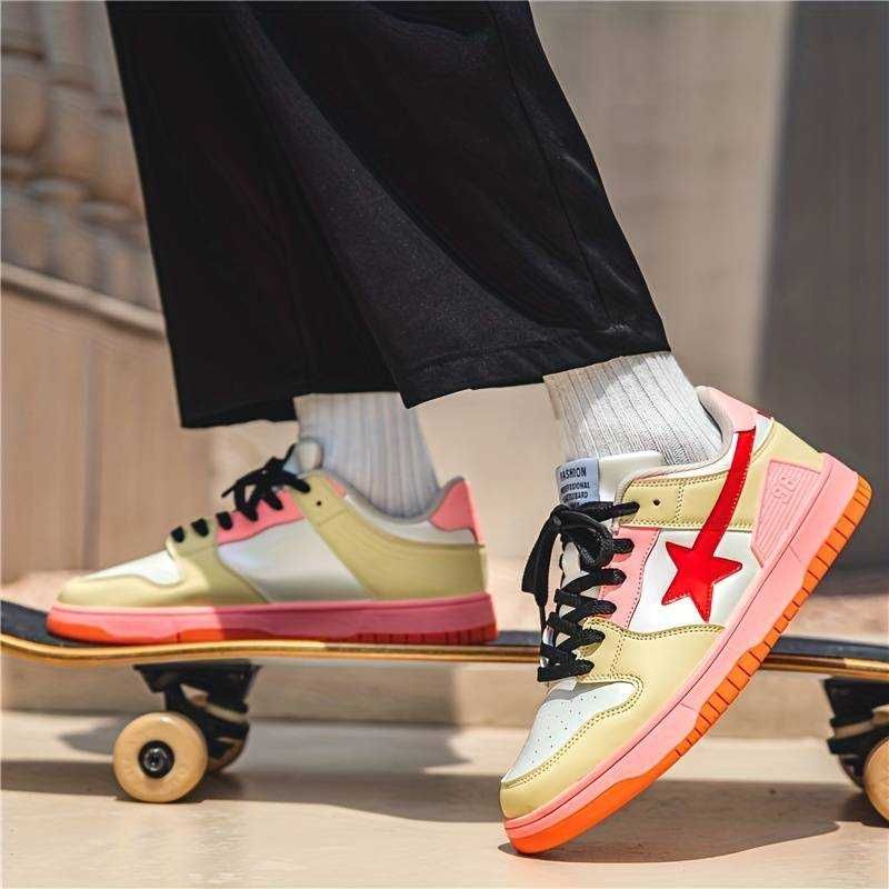 Męskie trampki, modne wygodne buty do skateboardingu, EU39 - EU44