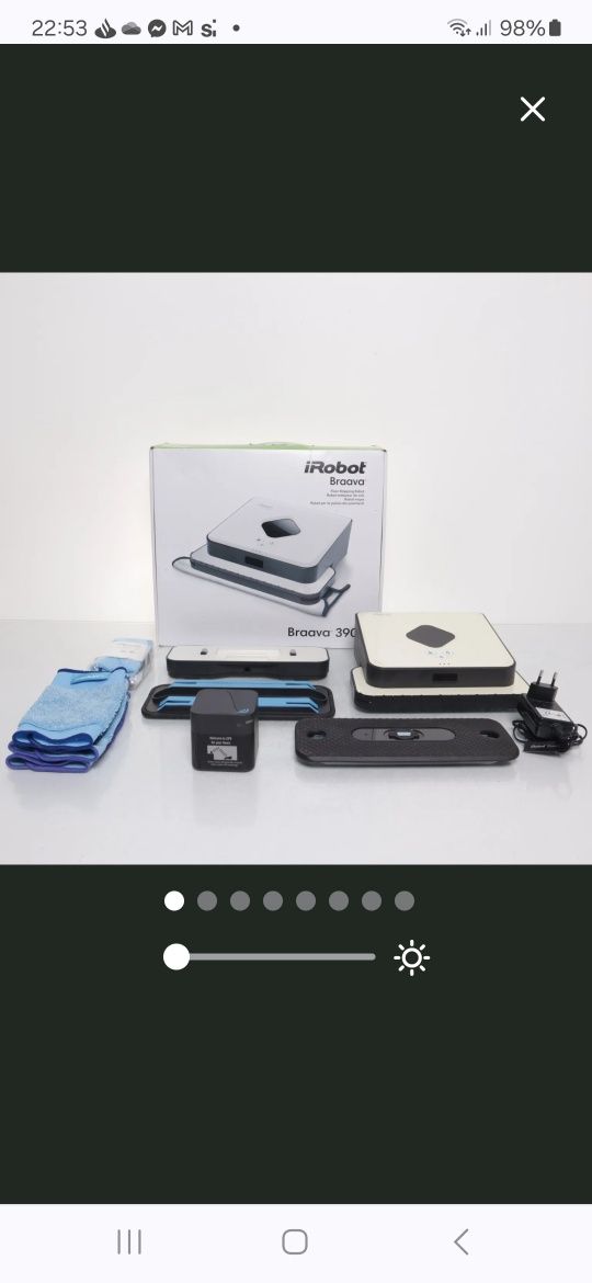 Robot mopujacy roomba model brava390t