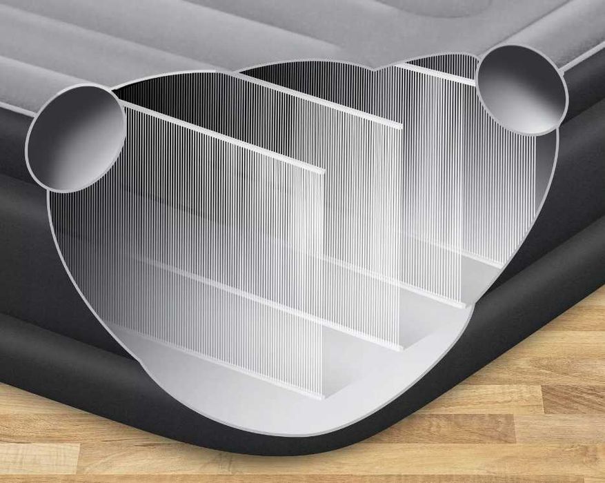 Materac dwuosobowy KESSER 203 x 152,5 x 51 cm szary (1270)