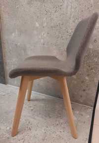 DIARO Krzesło szare/szara + nogi buk naturalny