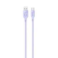 Kabel USB-C USAMS Lithe Series 66W 6A Purpurowy 1,2m