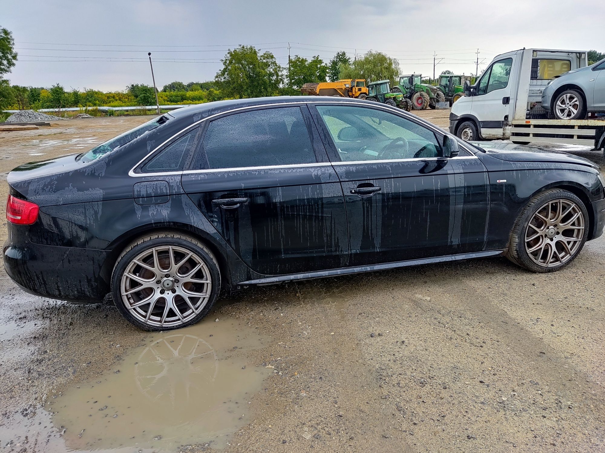 Karoseria Audi a4b8 Czarna LY9B S-Line Maska Zderzak Błotnik Drzwi