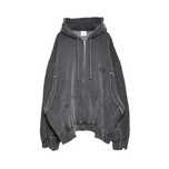 зип худи Vetements Deconstructed zip up grey S M L balenciaga mm6
