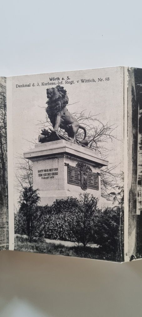 1900 Album Pocztowki Pola bitew na innej Plan bitwy pod Verde