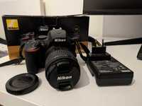 Lustrzanka Nikon D3500 + obiektyw Nikkor AF-P NIKKOR 18-55mm