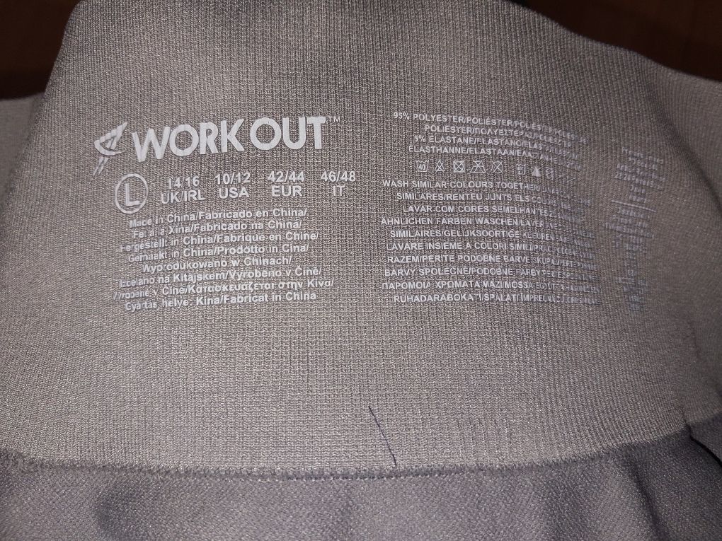 Markowe legginsy Work out L getry sportowe wygodne damskie