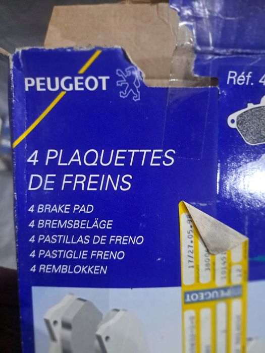 Klocki Hamulcowe Przód Peugeot 605