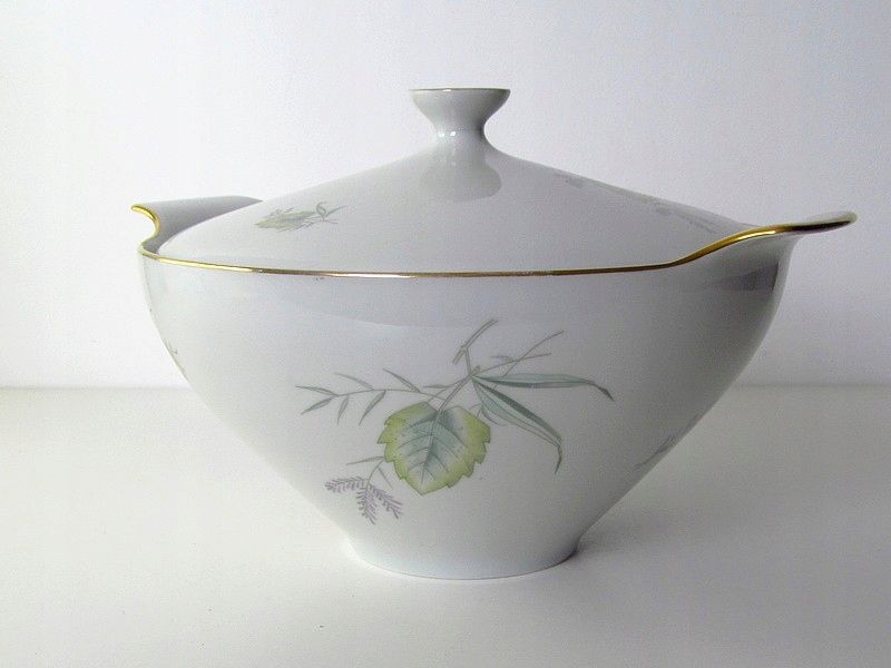 vintage piękna porcelanowa waza ilmenau