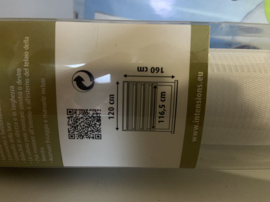 Estore Cortina em rolo de 1,20 x1,60 cm