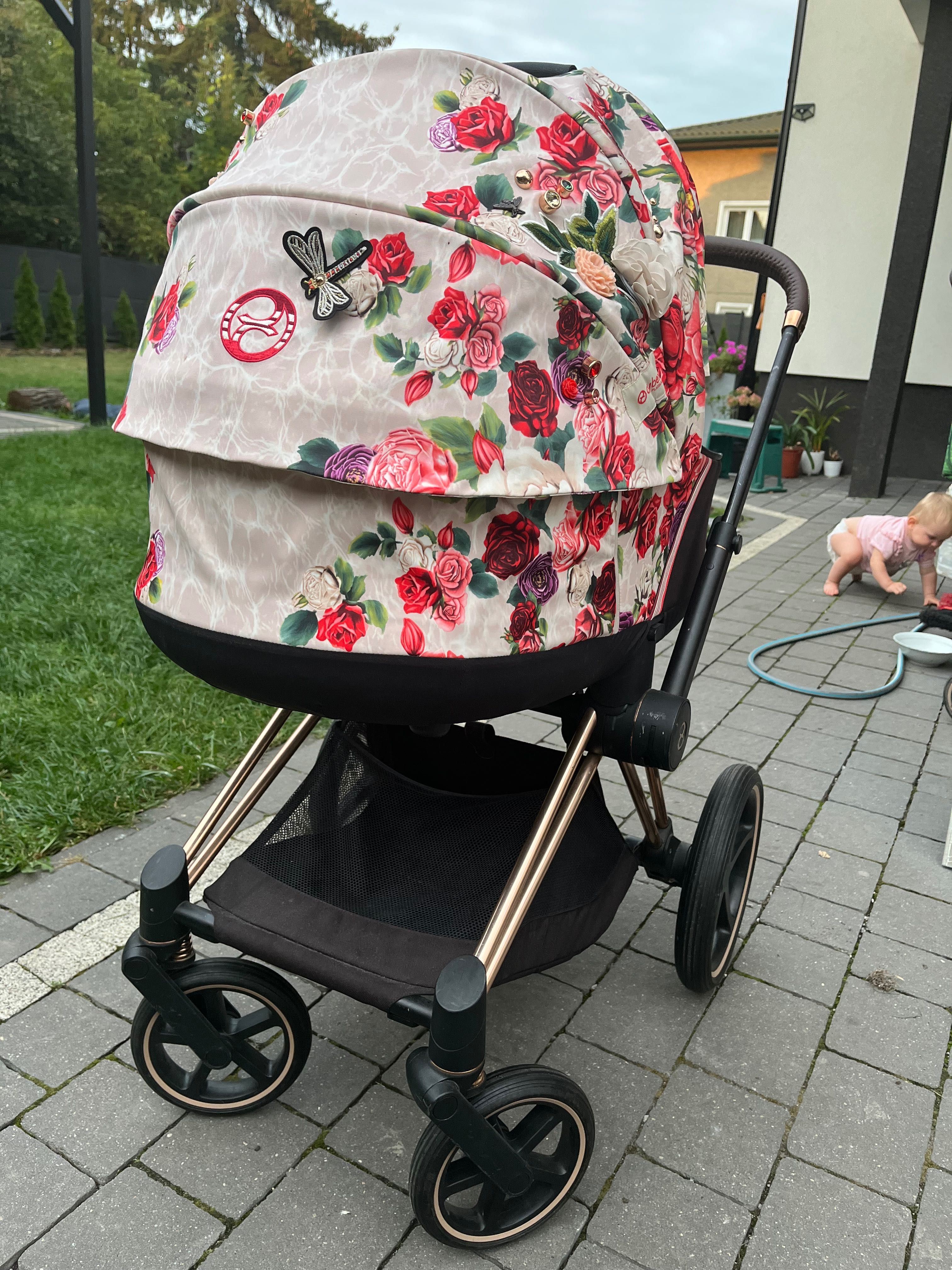 Wózek Cybex gondola stelaż spring blossom