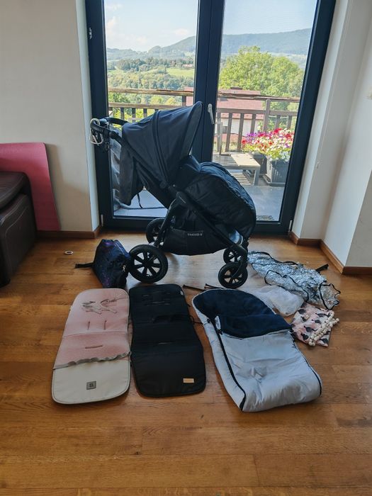 Valco baby trend 4- duży zestaw pompowane kola