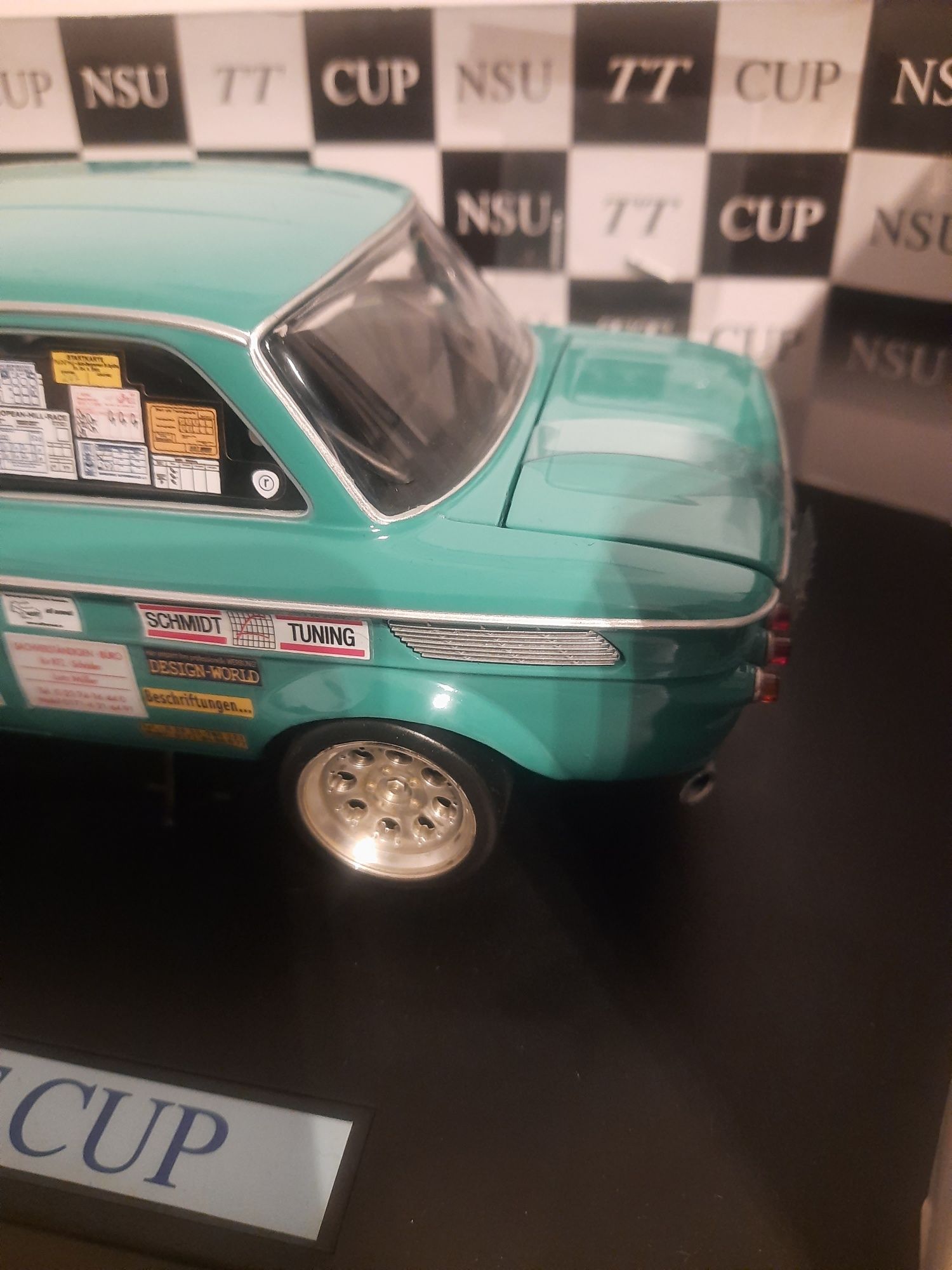 NSU TT CUP 1:18 Revell nowy limitowany certyfikat