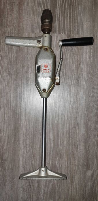 Zabytkowa wiertarka ręczna MADE IN USSR