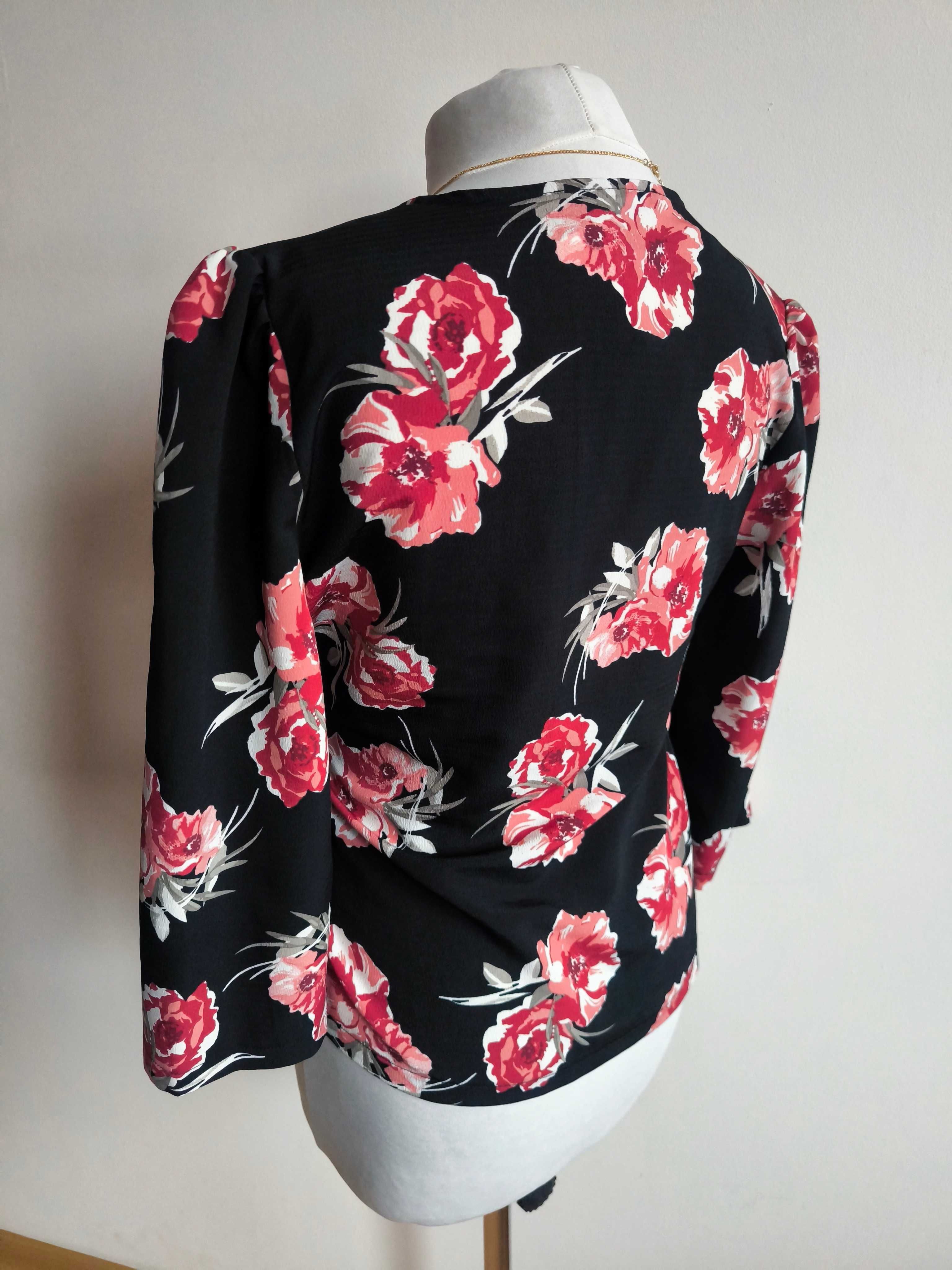 Nowa bluzka marki Primark S/36 Piękny, kwiatowy wzór styl i wygoda!