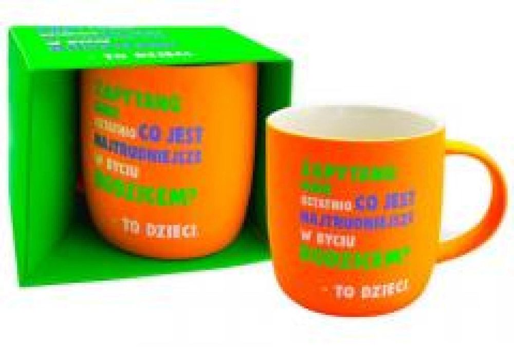 Kubek neonowy Bycie rodzicem oprawa: pudełko