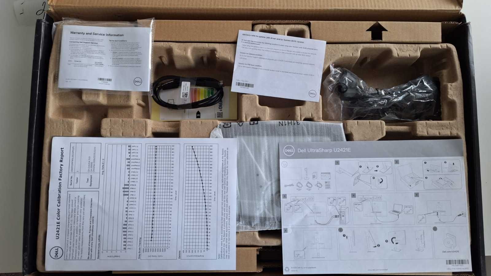Monitor Dell U2421E – 24" – stan bardzo dobry