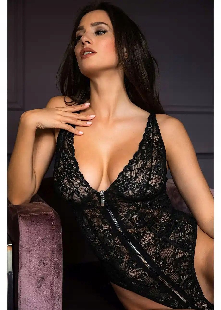Venus body ze stringami ouvert koronka suwak 48/50