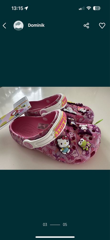 Crocs Sanrio Hello kitty c11 nowe Krakow
