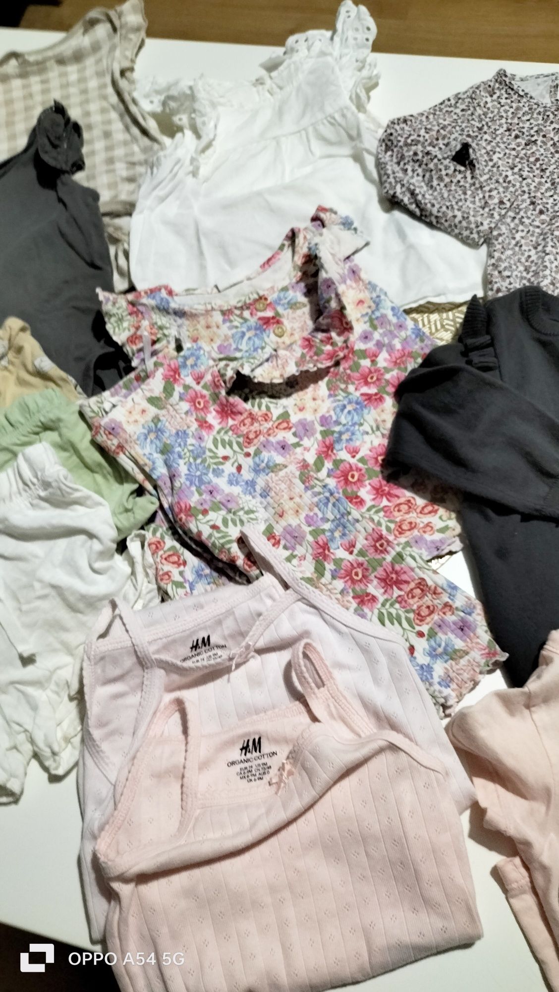 Paka na lato dla dziewczynki h&m 74